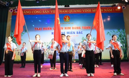 85 trại sinh tham dự Trại huấn luyện Kim Đồng toàn quốc khu vực phía Bắc