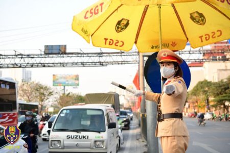 Công an Hà Nội phân luồng giao thông phục vụ Lễ Quốc tang Tổng Bí thư Nguyễn Phú Trọng