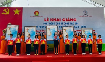 Phát động chủ đề công tác Đội năm học 2024 - 2025