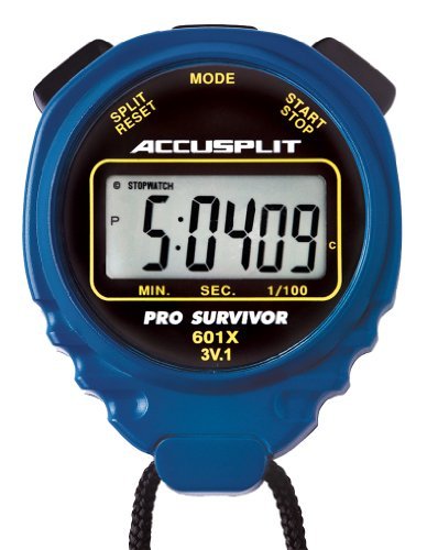 ACCUSPLIT Pro Survivor - A601X Stopwatch, Clock, Extra Large Display