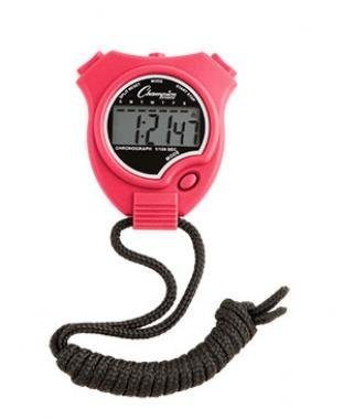 Champion Sports 910NPK Stop Watch Neon Pink