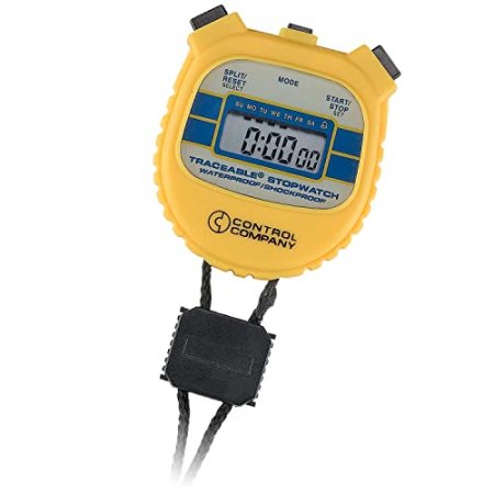 Control Company 1042 Traceable Waterproof/Shockproof Stopwatch