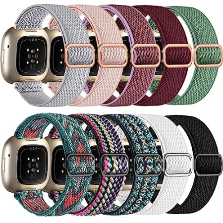 Dirrelo Band Compatible with Fitbit Sense Bands/Fitbit Sense 2 Bands/Versa 4/Fitbit Versa 3 Bands for Women Men