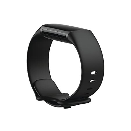 Fitbit Charge 5 & 6 Infinity Accessory Band, Official Product, Black, Large