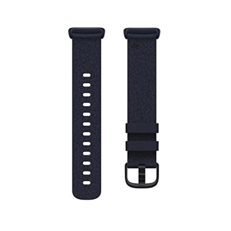 Fitbit Charge 5 & 6 Vegan Leather Band,Indigo,Small