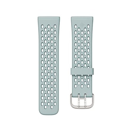 Fitbit Sport Band, 24mm Attach,Sea Blue/Ocean,Small *Compatible with Sense 2, Sense, Versa 4 & Versa 3