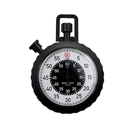 Military Stopwatch - Instantaneous Return and Time-Out, with Central 60 min Register