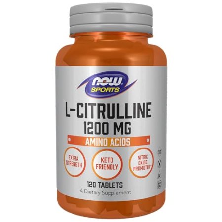 NOW Foods Sports Nutrition, L-Citrulline, Extra Strength 1,200 mg, Amino Acid, 120 Tablets