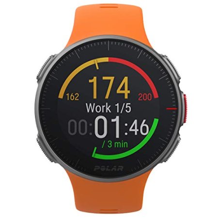 POLAR VANTAGE V – Premium GPS Multisport Watch for Multisport & Triathlon Training (Heart Rate Monitor, Running Power, Waterproof, Biosensing technology)