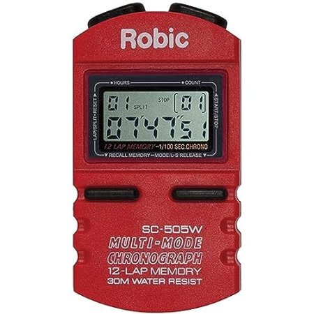 Robic SC-505W 12 Memory Stopwatch