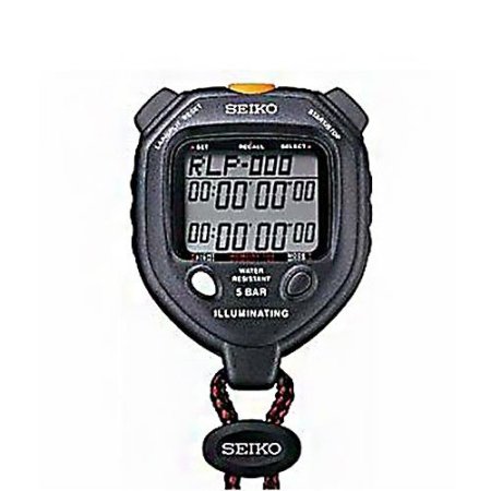 Seiko LED Light Display 100 Lap Memory Stopwatch S058