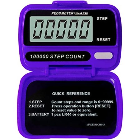 Ultrak 240 Digital Mini Pedometer - Purple