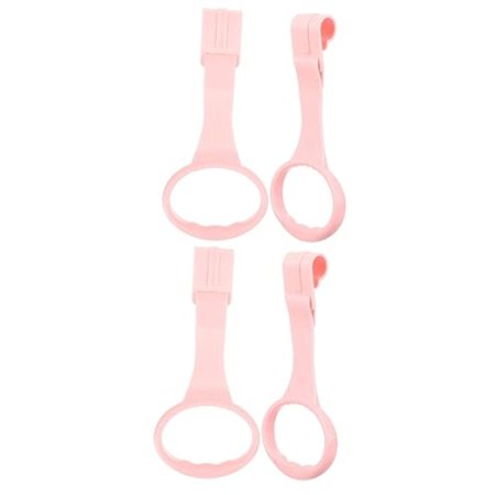 BESTOYARD 2 Pairs Children's Bed Pull Ring Walking Exercises Assistant Baby Pull up Bar Playpen Accessories Baby Walking Assistant Rings Stand up Walker Ring Infant Products Crib Pp Toddler