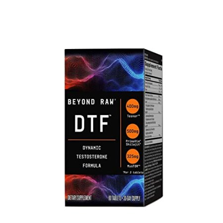 Beyond Raw DTF | Dynamic Testosterone Formula | Non-Stimulant | 90 Count