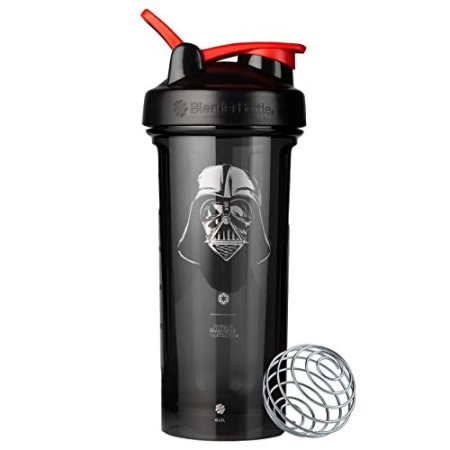 BlenderBottle Star Wars Shaker Bottle Pro Series Perfect for Protein Shakes and Pre Workout, 28-Ounce, Darth Vader Helmet