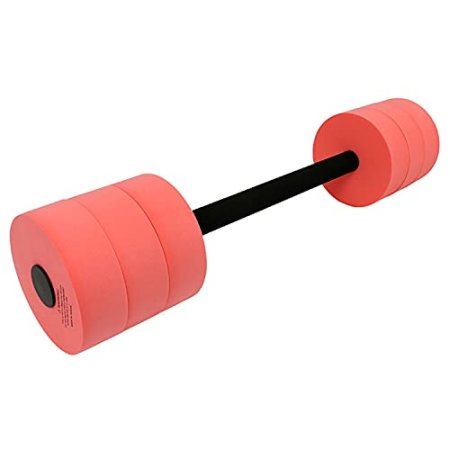 CanDo 20-4030R Aquatic Swim Bar and Dumbbell for Hydrotherapy, Swimming, Water Aerobics and Rehab, Small