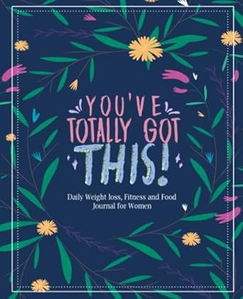 Daily Weight loss, Fitness and Food Journal for Women: 90 New Days & Challenges, Diet, Meal, and Activity Tracker, Motivational Workout and Exercise ... 110 Pages Handy Size 7.5 x 9.25 inches