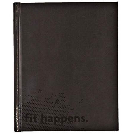 fitspiration 'fit happens' Fitness Goal Tracker and Daily Gratitude Journal