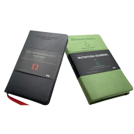 Lift and Cut Power Pack - The Black Book Fitness Journal and The Nutrition Journal together