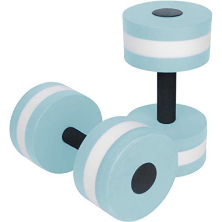 Lightweight Aquatic Exercise Dumbells - Set of 2 Foam - for Water Aerobics - By Trademark Innovations