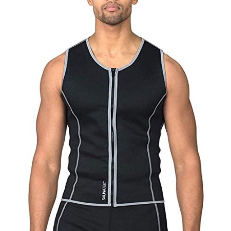 Men's Sauna Sweat Suit Vest for Exercise and Heat Training, Neoprene