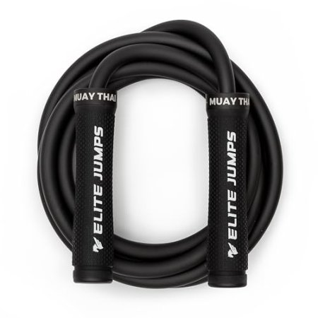 Muay Thai 3.0 Weighted Jump Rope for Men & Women - Professionally Designed for High-Intensity Training | Muay Thai Jump Rope, MMA & Fitness Jump Rope - Full Body Workout Weighted Rope