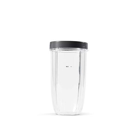 NutriBullet Flip Top To-Go Lid (set of 2),Grey, 25 Lbs & 24 Ounce Tall Cup with Standard Lip Ring, Clear/Gray & 32 Ounce Colossal Cup with Standard Lip Ring