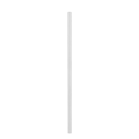 Restaurantware Bar Lux 7.5 Inch Reusable Straws 2 Straight Metal Straws - Short Durable Stainless Steel Drinking Straws Food-Grade Use With Cocktail Mocktail Or Rocks Glasses