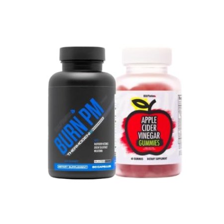 Sculpt Nation by V Shred Burn PM and Apple Cider Vinegar Gummies Bundle