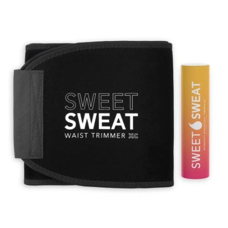 Sports Research Sweet Sweat Tropical Stick + Waist Trimmer 'Xtra-Coverage' Band (Medium)