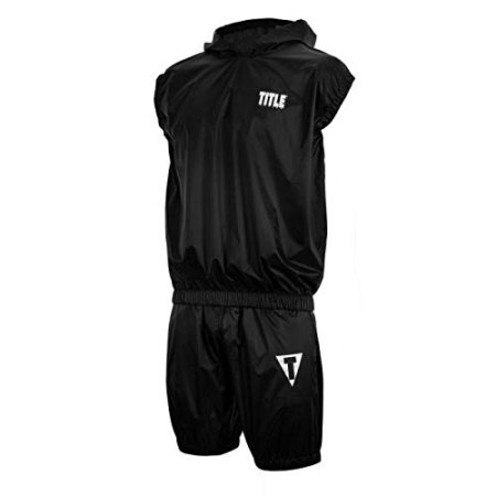 TITLE Pro Set Vulcanized Rubber Sauna Suit With Hood, X-Large