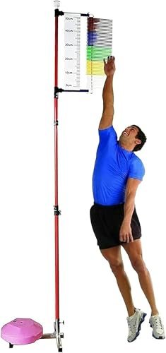 Vertical High Jump Test Pole Vertical Jump Trainer, Bouncy Castle Training Device for Vertical Jump Challenger, Basketball Volleyball Training Aid