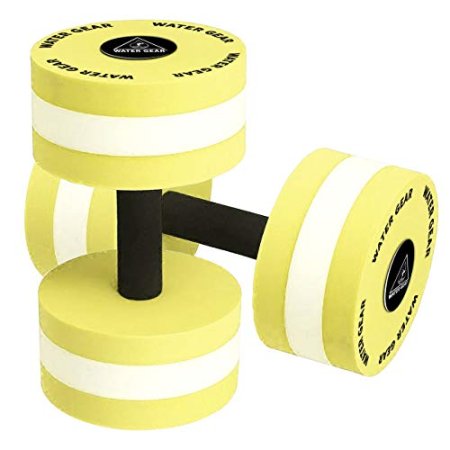 Water Gear Hydro Buoys Minimum - Water Fitness and Pool Exercise - Great for Upper Body and Minimum Stress Training - Workout your Back Arms and Chest