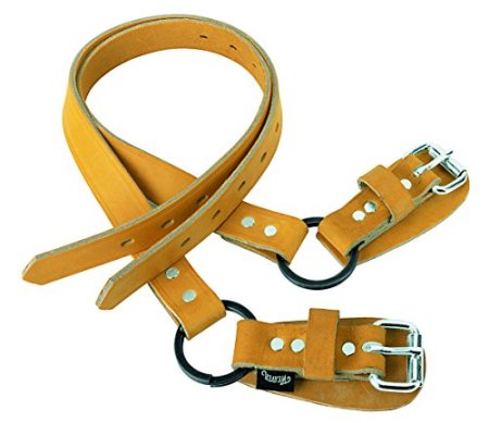 Weaver Arborist Split Ring Lower Climber Straps Brown/Tan, 26