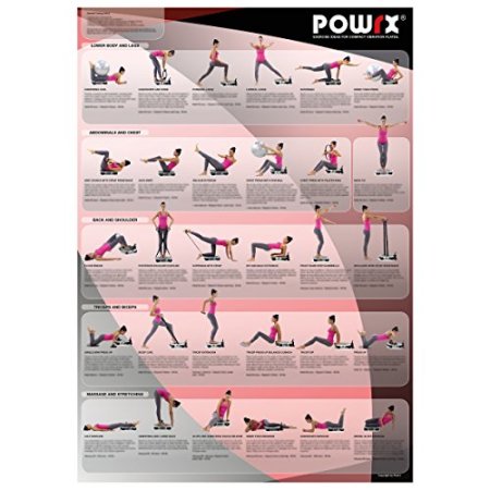 Whole Body Vibration Training Chart for Portable Vibration Fitness Machines plus Free Personal Training Plan