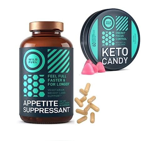 WILD FUEL Appetite Suppressant and Low Carb Keto Gummies Weightloss Bundle