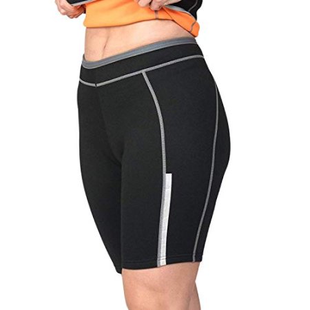 Women's Sauna Sweat Suit Shorts for Exercise and Heat Training, Neoprene