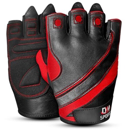 Workout Gloves for Men, Gym Weight Lifting Gloves with Wrist Support - Breathable, Anti-Slip Gloves for Exercise, Fitness, Cycling, Training, Outdoor Sports