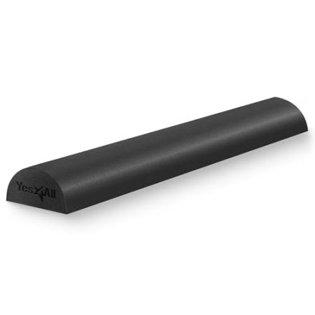 Yes4All Soft-Density Half PE 12/18/ 24/36 inch Foam Rollers for Muscle Massage, Yoga Core Exercise & Physical Therapy