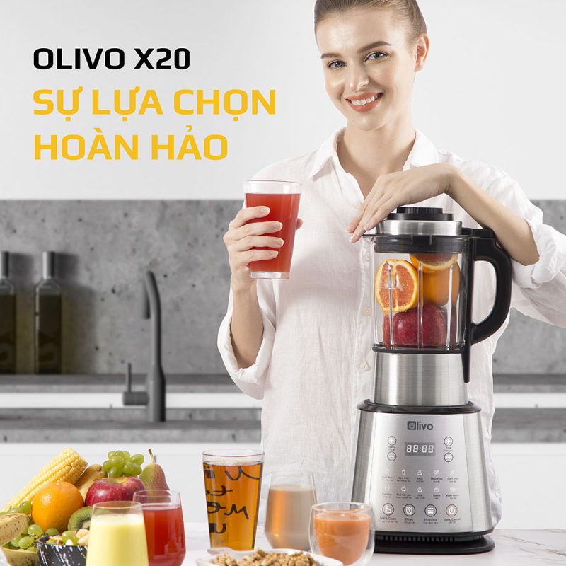 Máy làm sữa hạt Olivo X20 với nhiều ưu điểm nổi bật