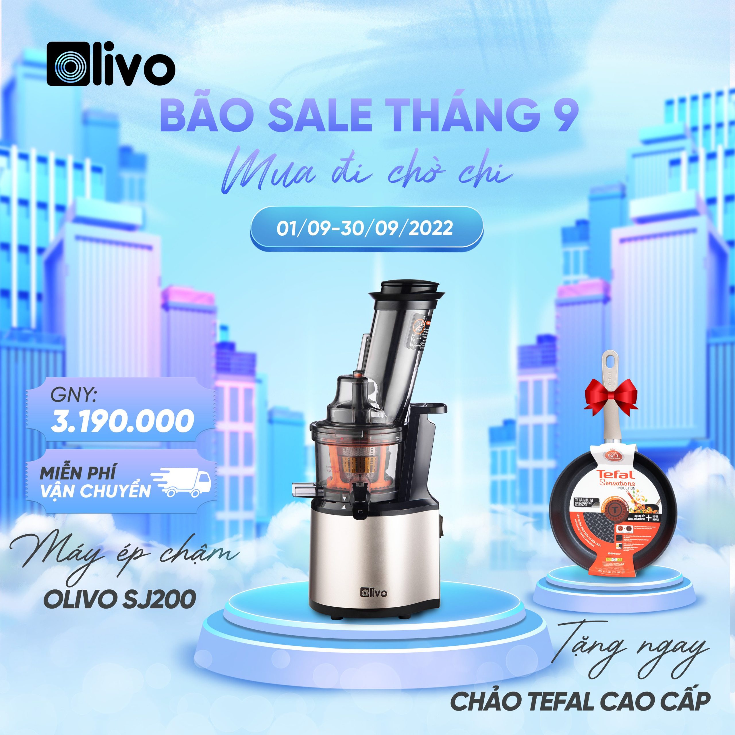 Máy Ép Chậm Olivo SJ200 Chính Hãng