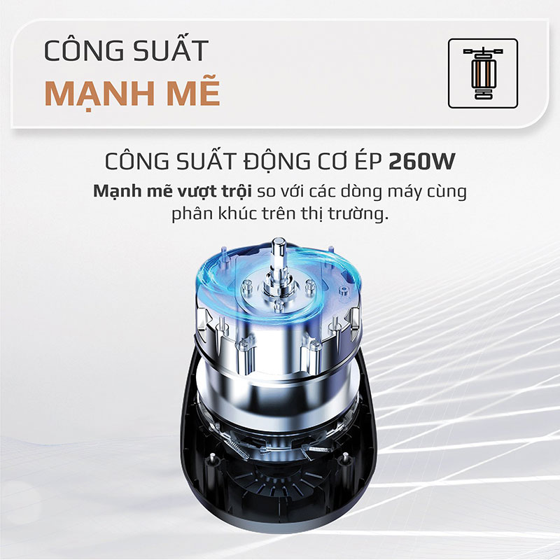 Công suất làm việc mạnh mẽ