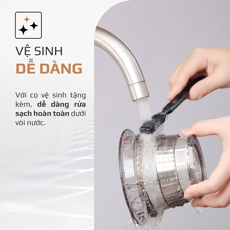 Vệ sinh dễ dàng