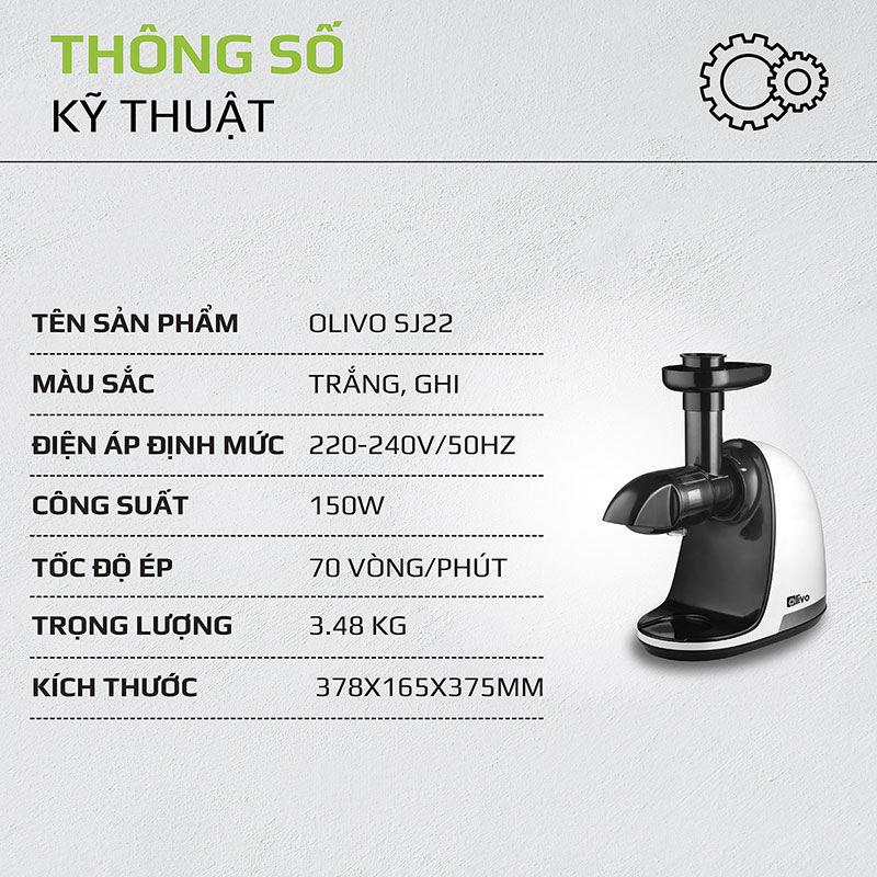 Thông số kỹ thuật của sản phẩm