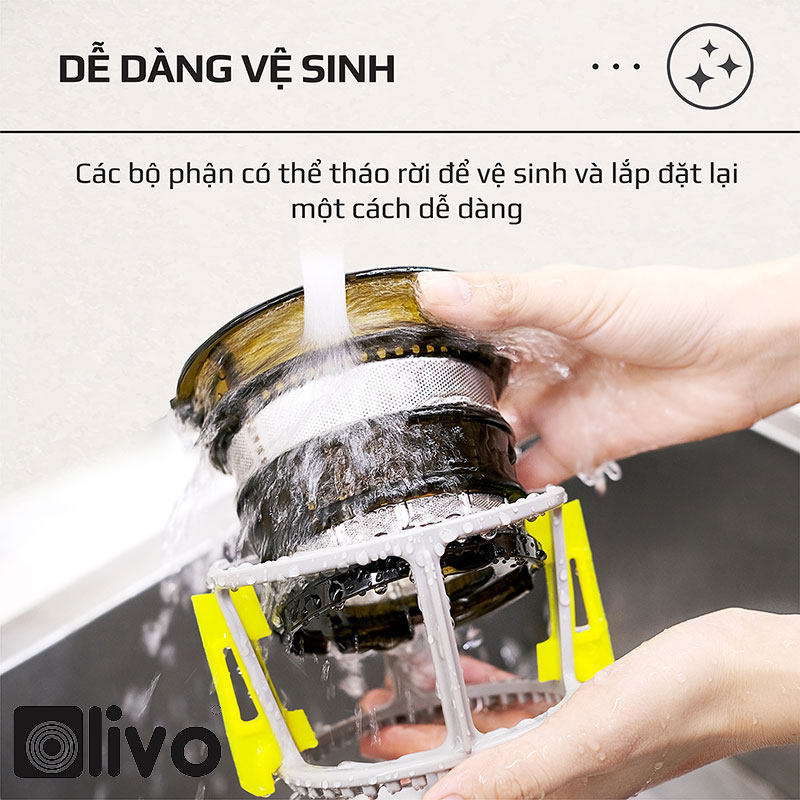 Vệ sinh dễ dàng